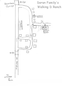 Doran Ranch House Map